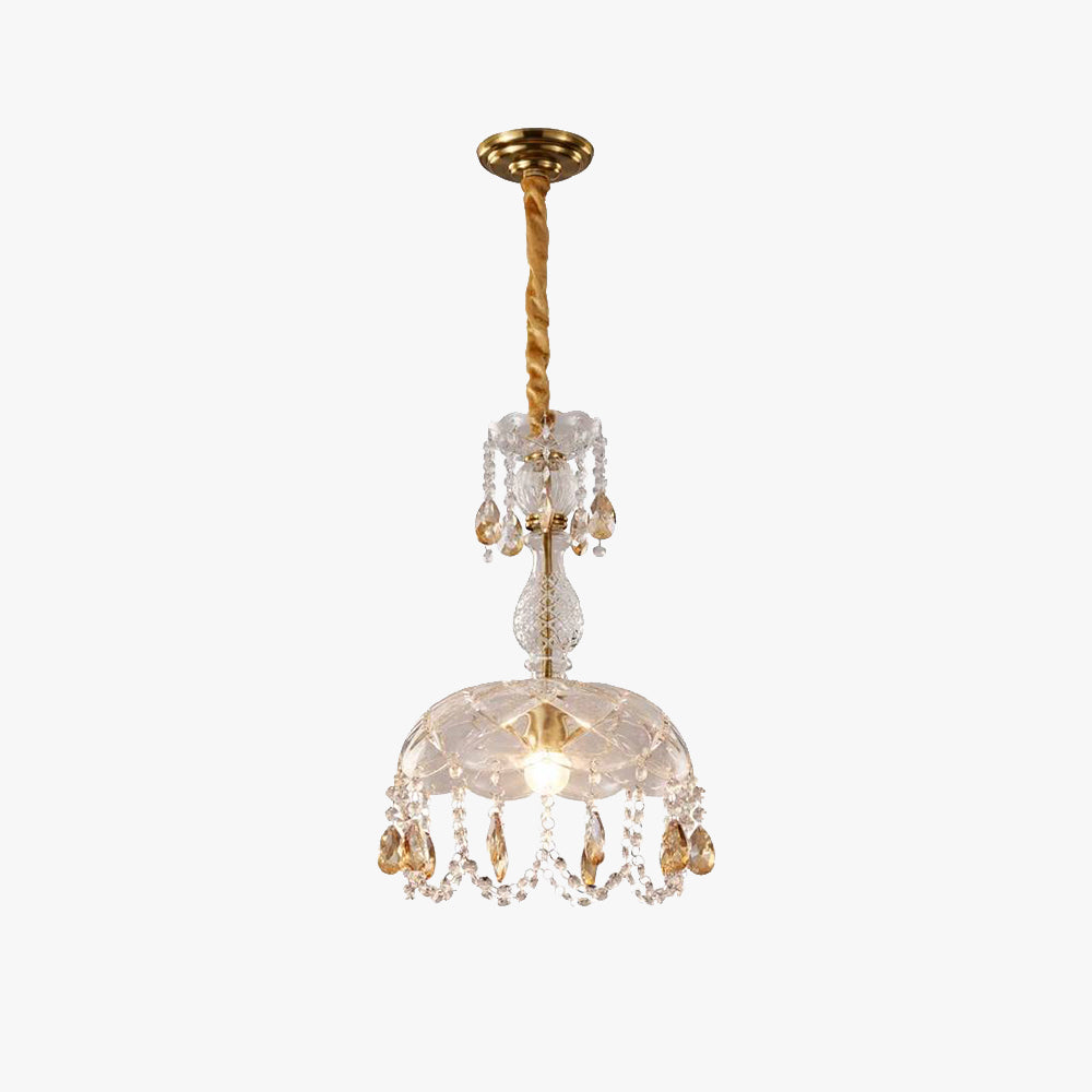 Kristy Suspension de Luxe en Cristal Verre Métal Chambre à Coucher Salle à Manger - Neutralighting