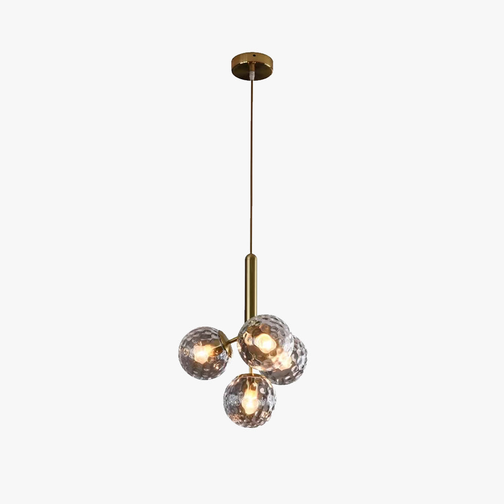Valentina Suspension Moderne Bulle Métal Verre Salle à Manger - Neutralighting