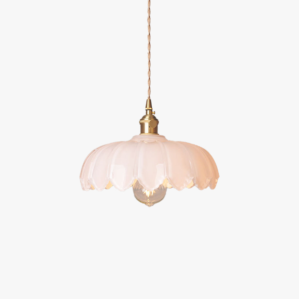 Valentina Rétro LED Suspension Métal/Verre Fleur Salle À Manger - Neutralighting