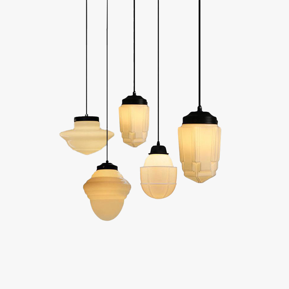 Valentina Minimaliste LED Suspension Verre Salon/Salle À Manger - Neutralighting