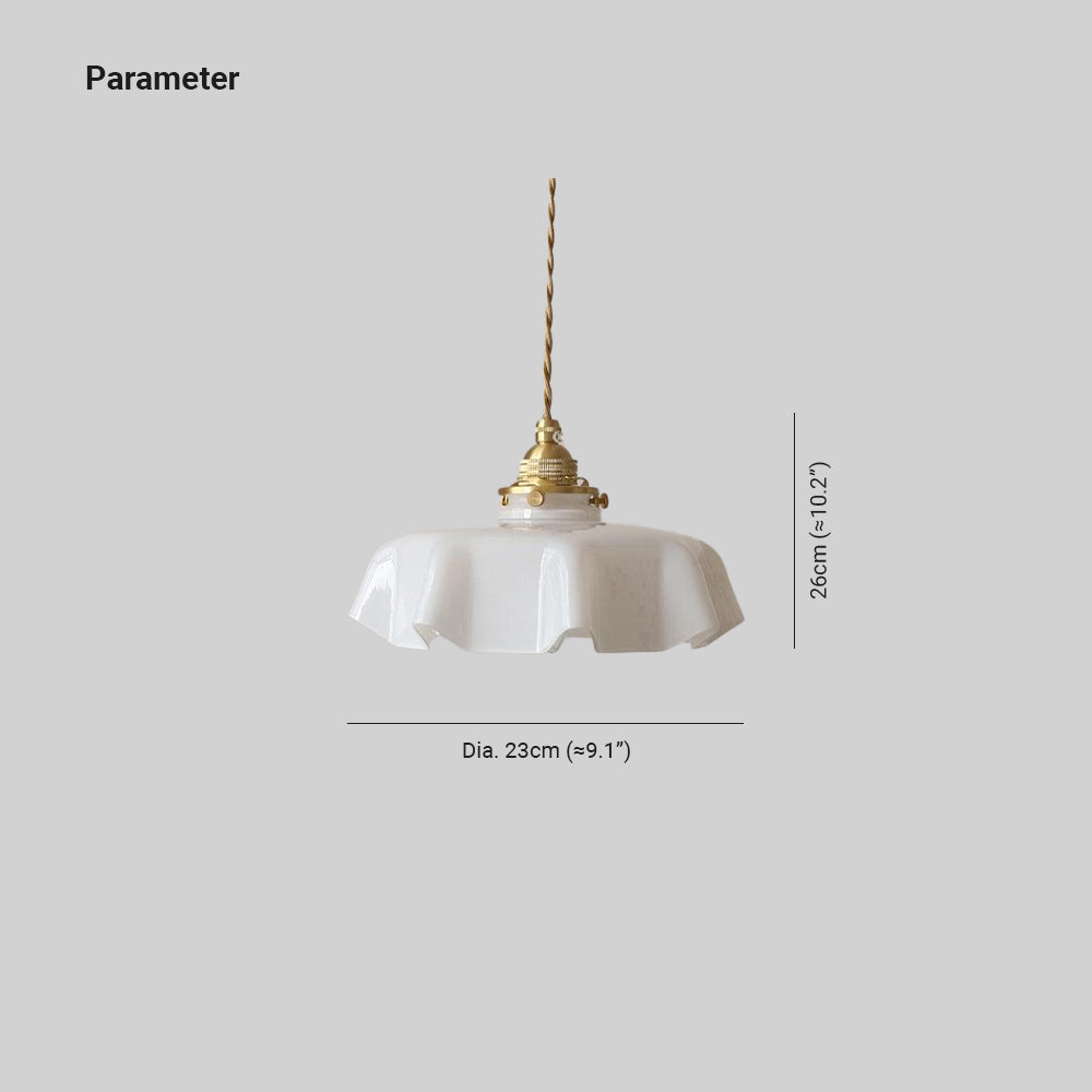 Valentina Vintage LED Suspension Métal/Verre Chambre À Coucher - Neutralighting