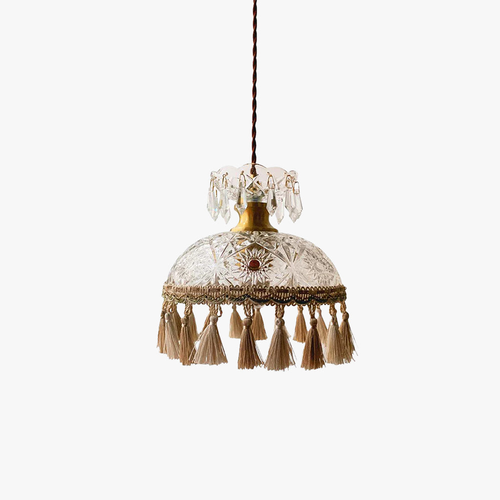 Tiffany Français Médiéval LED Suspension Verre Salon/Chambre À Coucher - Neutralighting