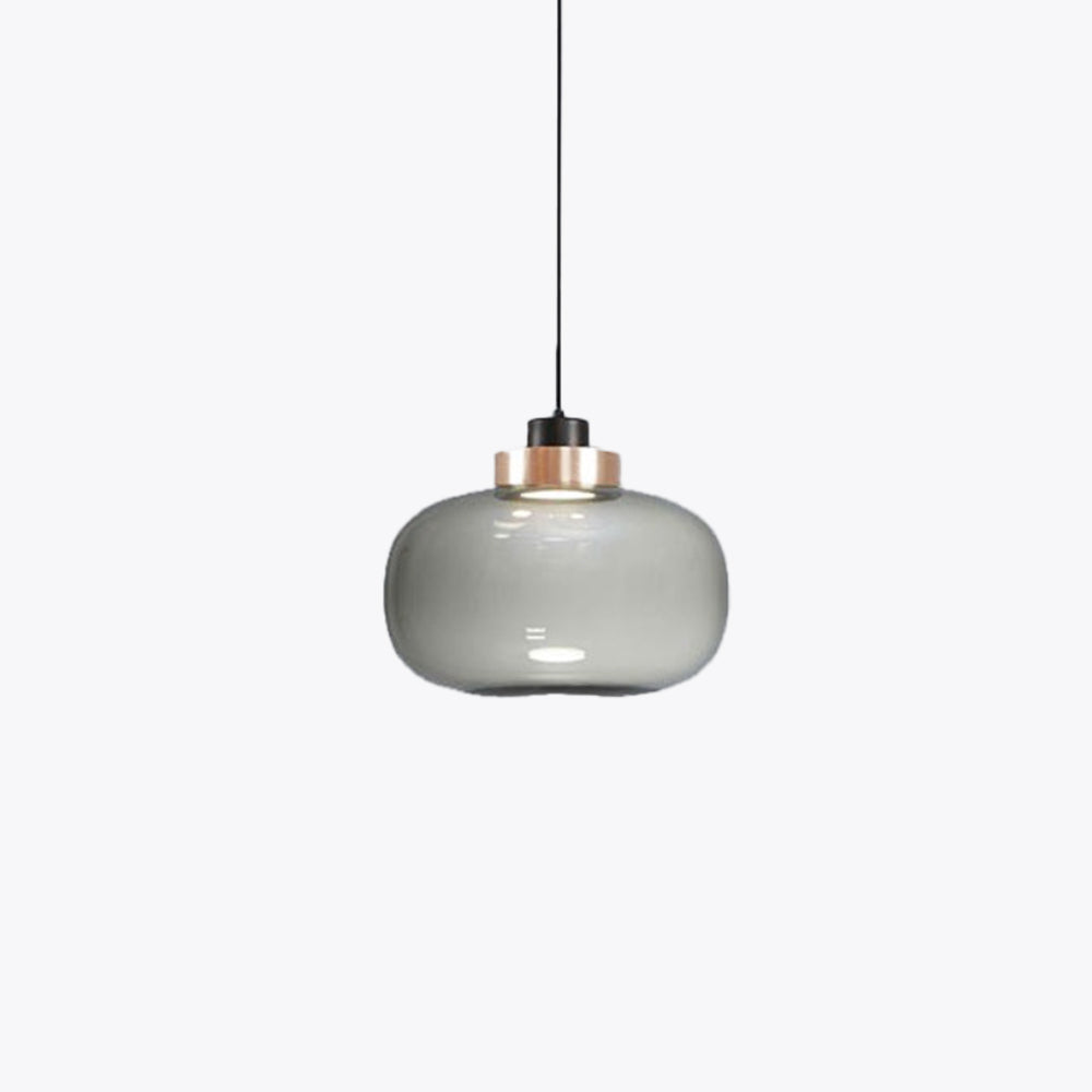 Valentina Moderne LED Suspension Fumée Verre Chambre À Coucher - Neutralighting