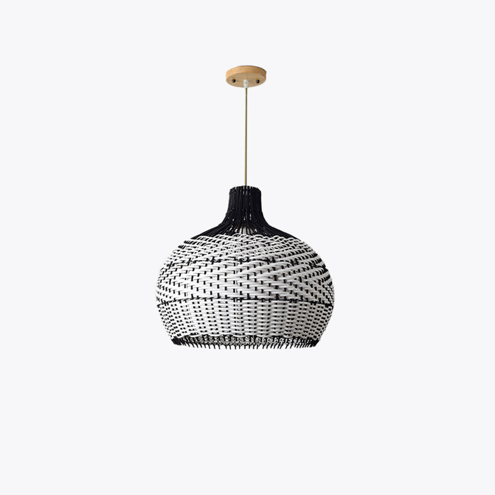 Ritta Moderne LED Suspension Rotin Salon/Chambre À Coucher - Neutralighting