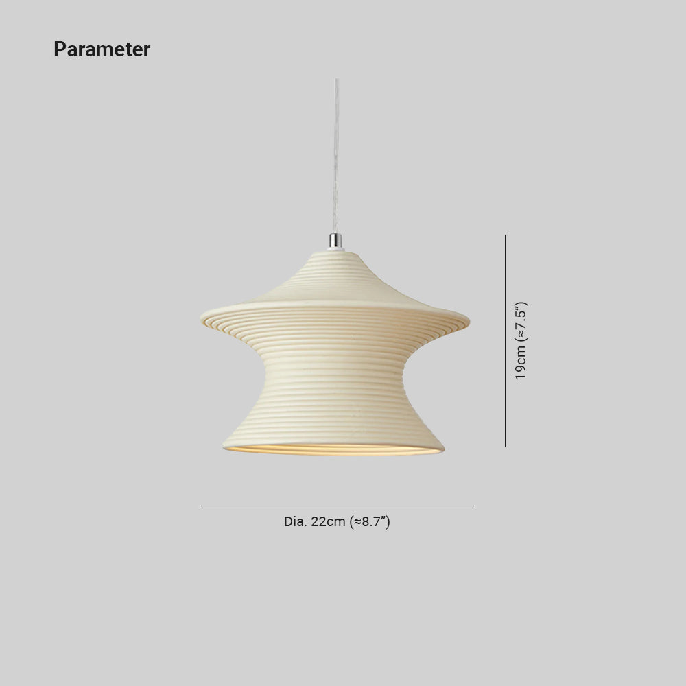 Valentina Minimaliste Art Suspension Résine Chambre À Coucher - Neutralighting