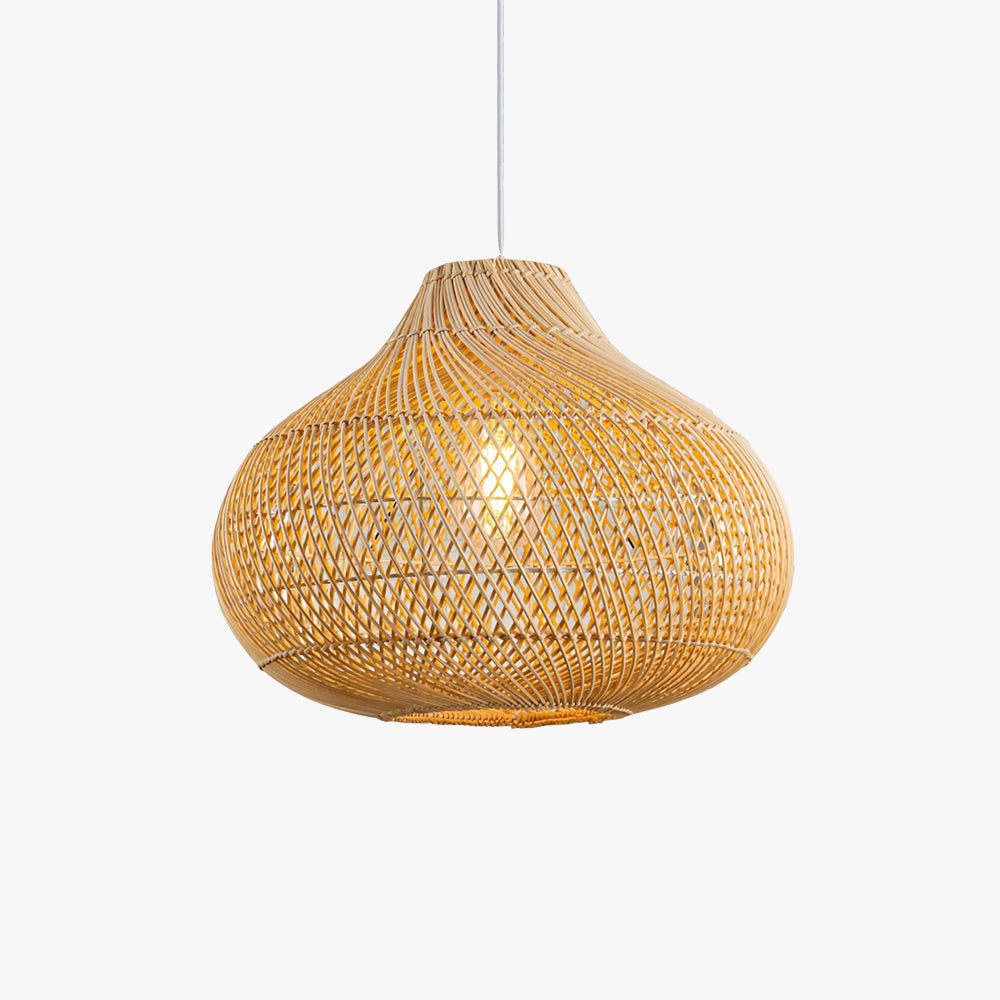 Ritta Design Artisanal LED Suspension Rotin Salon/Chambre À Coucher - Neutralighting