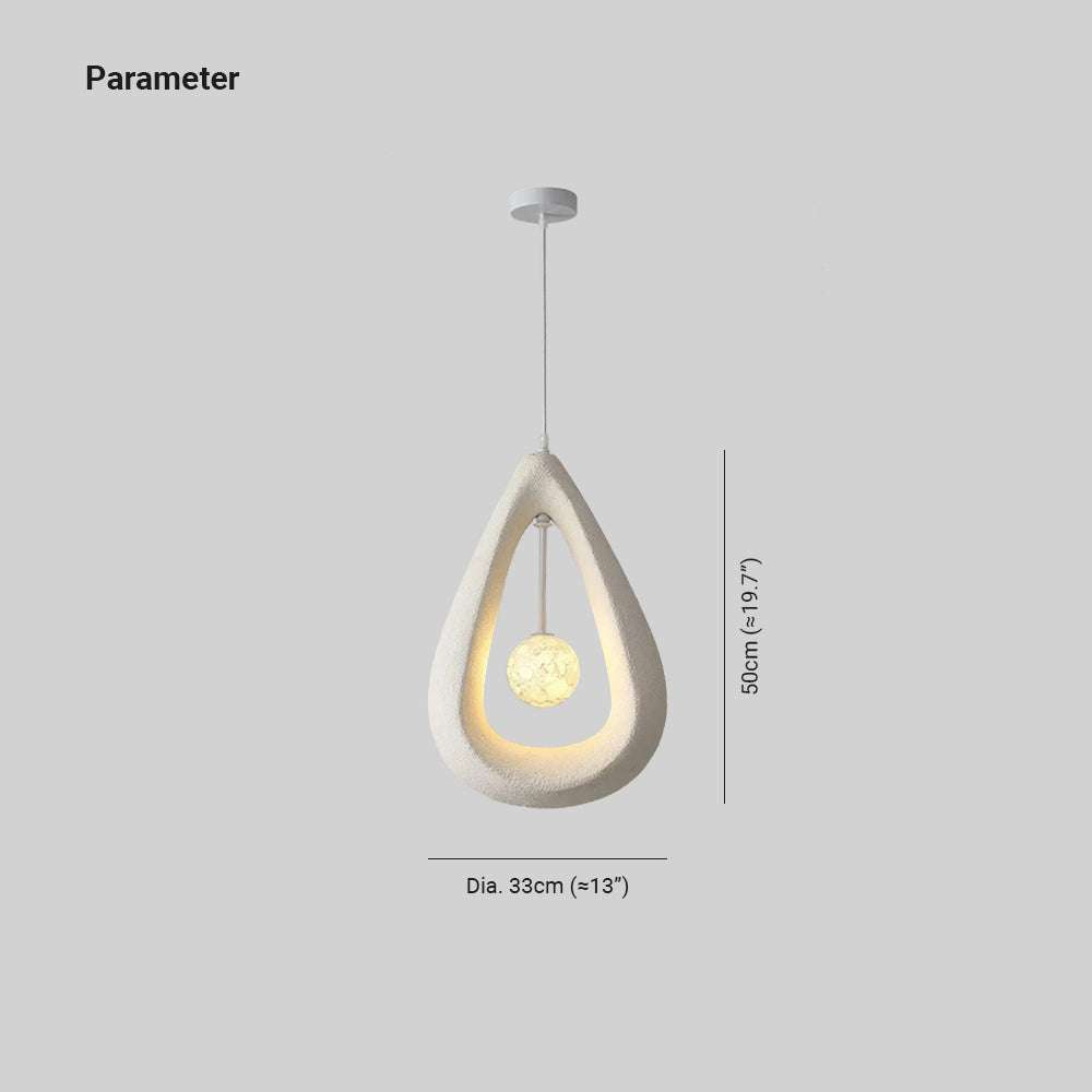 Avi Moderne Creux PVC Suspension Chambre à Coucher - Neutralighting