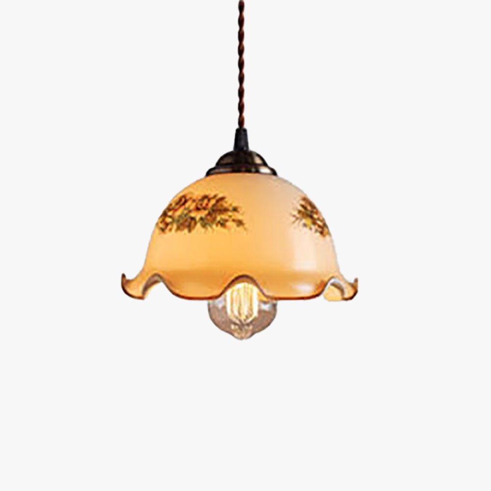 Valentina Moderne Fleurs Métal/Verre Suspension Salle d'étude/ Salon - Neutralighting