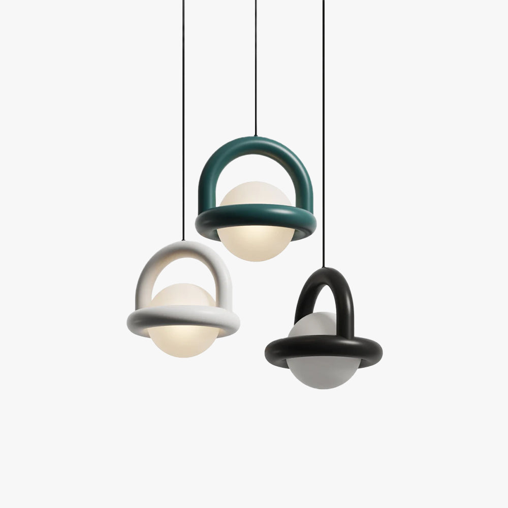 Valentina Moderne Ballon Suspension Métal Salon - Neutralighting