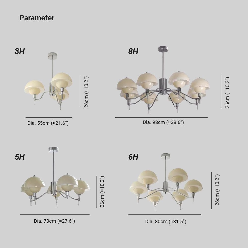 Valentina Moderne Verre/Métal Suspension Chambre à Coucher/Salle d'étude - Neutralighting