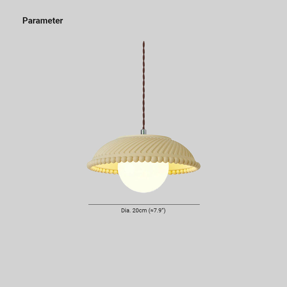 Aria Moderne LED Verre Résine Suspension Chambre à Couche - Neutralighting