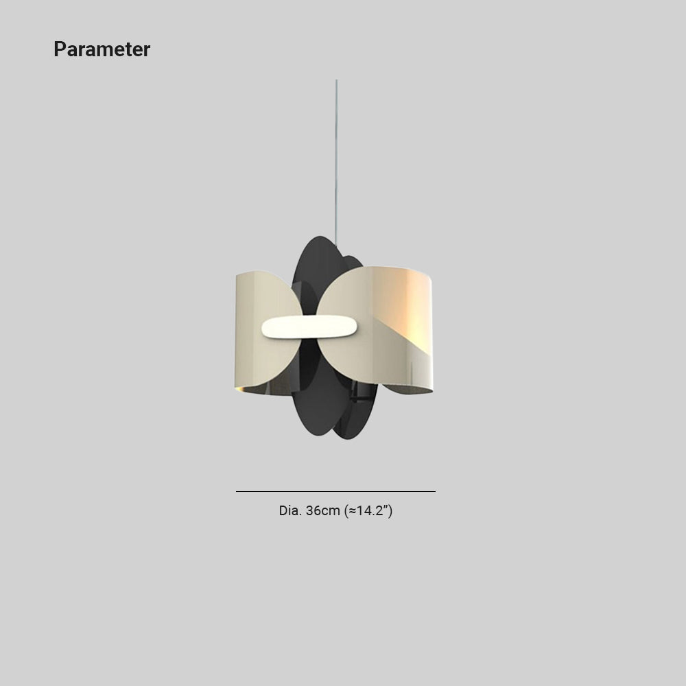 Valentina Moderne Papillon Suspension Métal Salon - Neutralighting