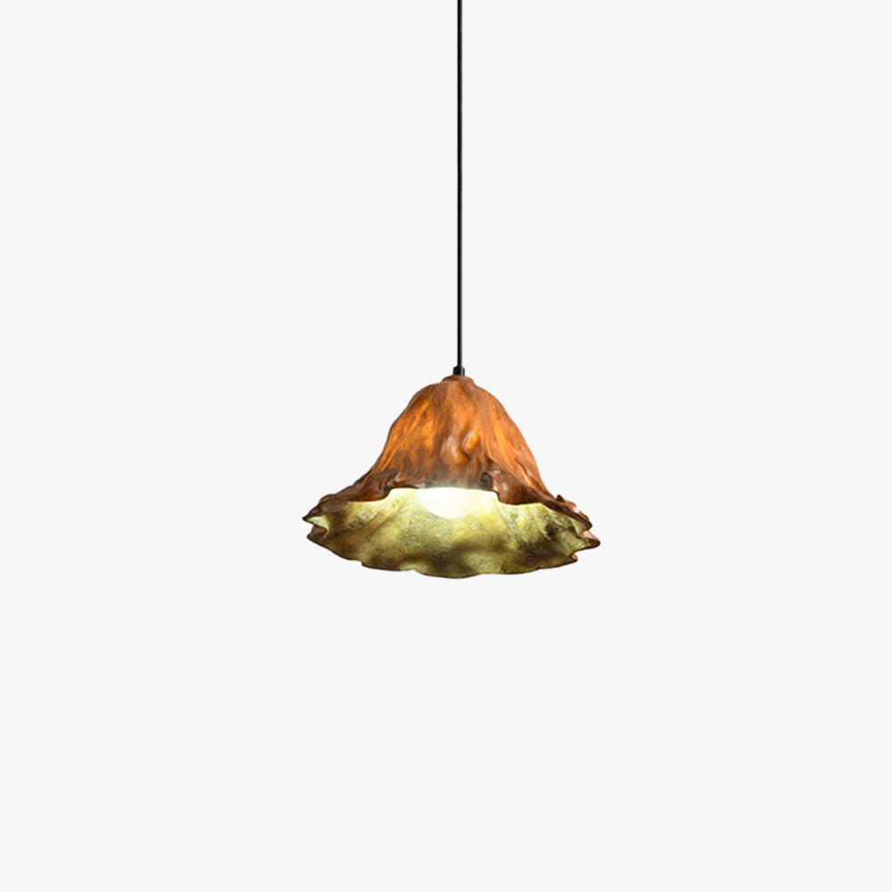 Ritta Art Feuille de Lotus LED Suspension Résine Salle à manger - Neutralighting