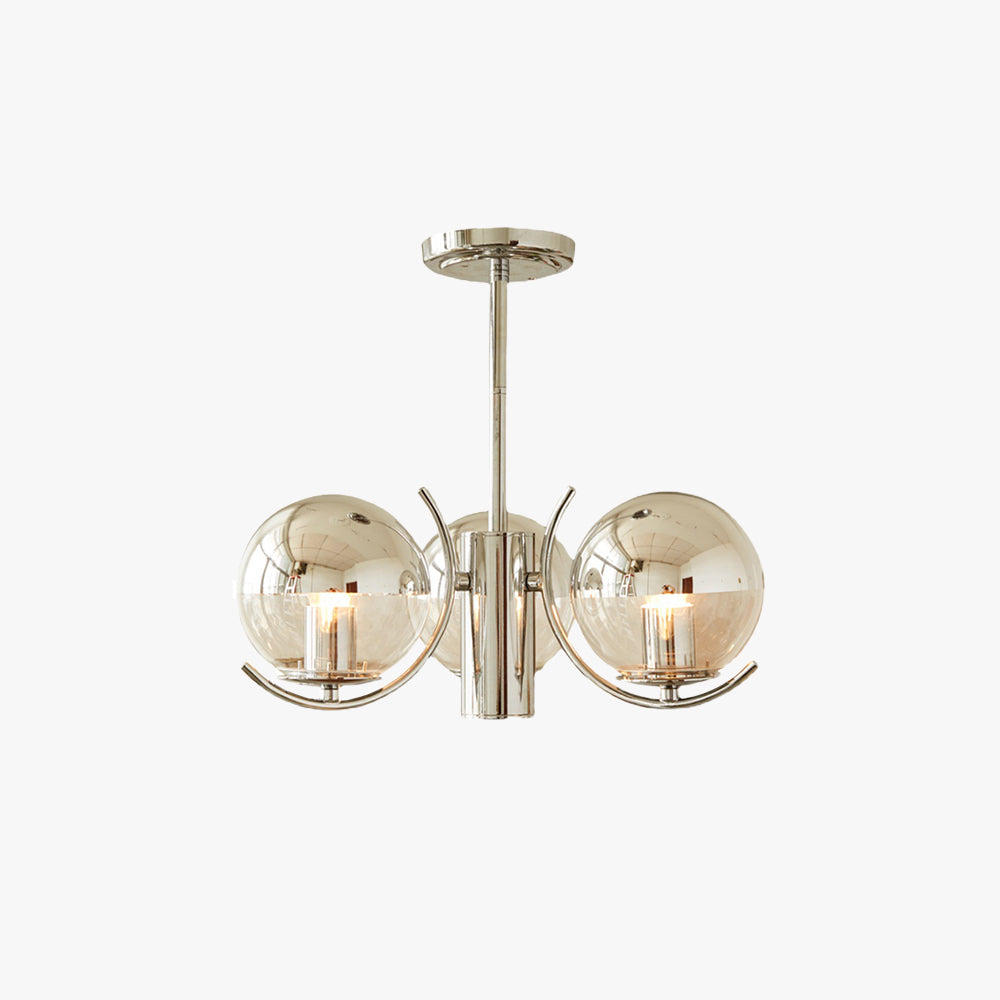 Valentina Métal Verre LED Suspension Chambre à coucher/ Salon - Neutralighting