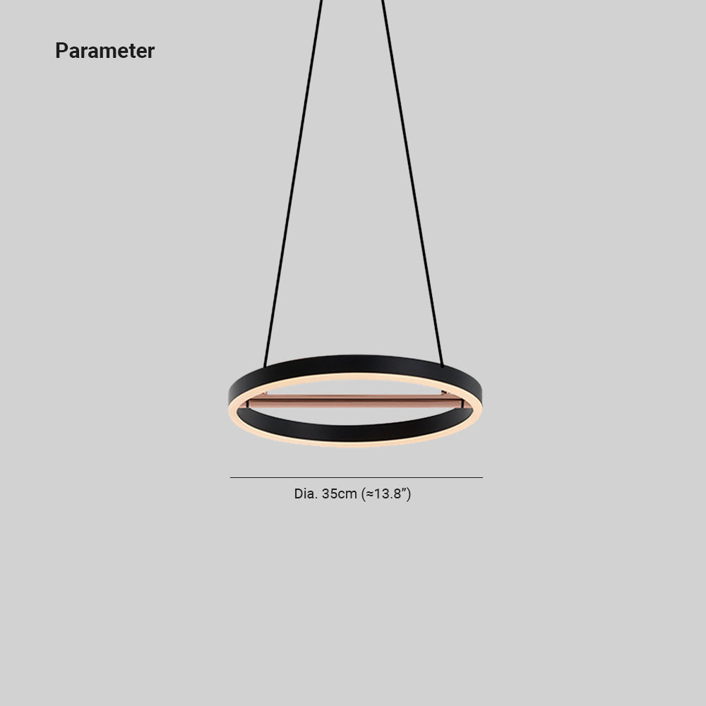 Valentina Moderne LED Suspension Rond Chambre à Coucher Salon - Neutralighting