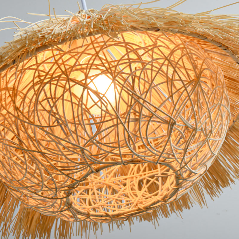 Suspension en rotin tissé à la main - Neutralighting