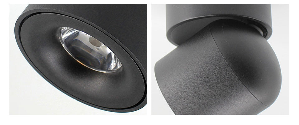 Arisha Plafonnier Spot LED Encastré Modern, Métal, Noir/Blanc, Salon/Salle à Manger - Neutralighting