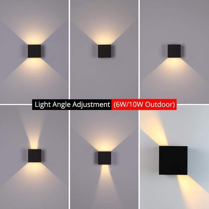 Nexu Applique Murale Carrrée Minimaliste Intérieur/Extérieur - Neutralighting