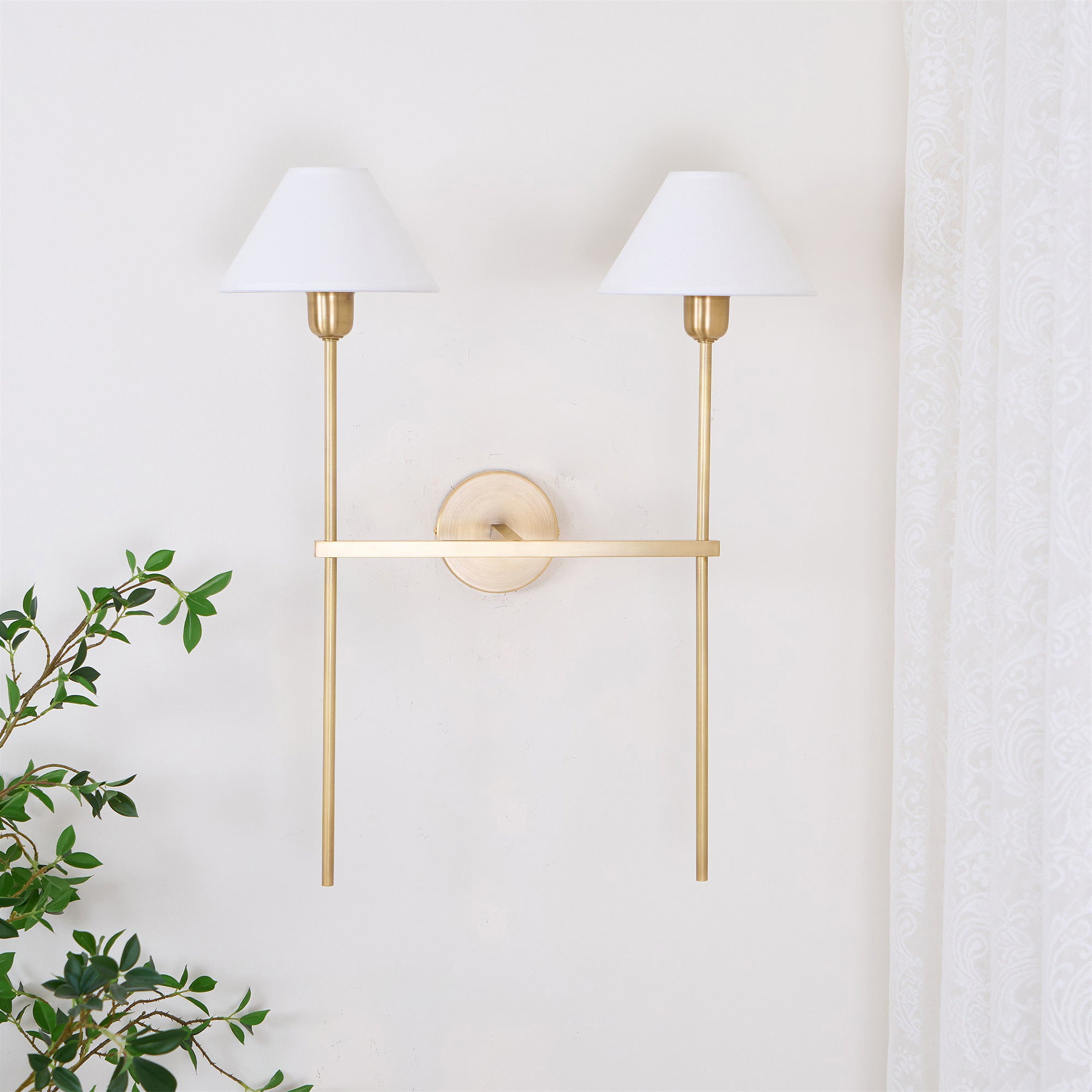 Genevieve Applique Murale en Tissu - Neutralighting