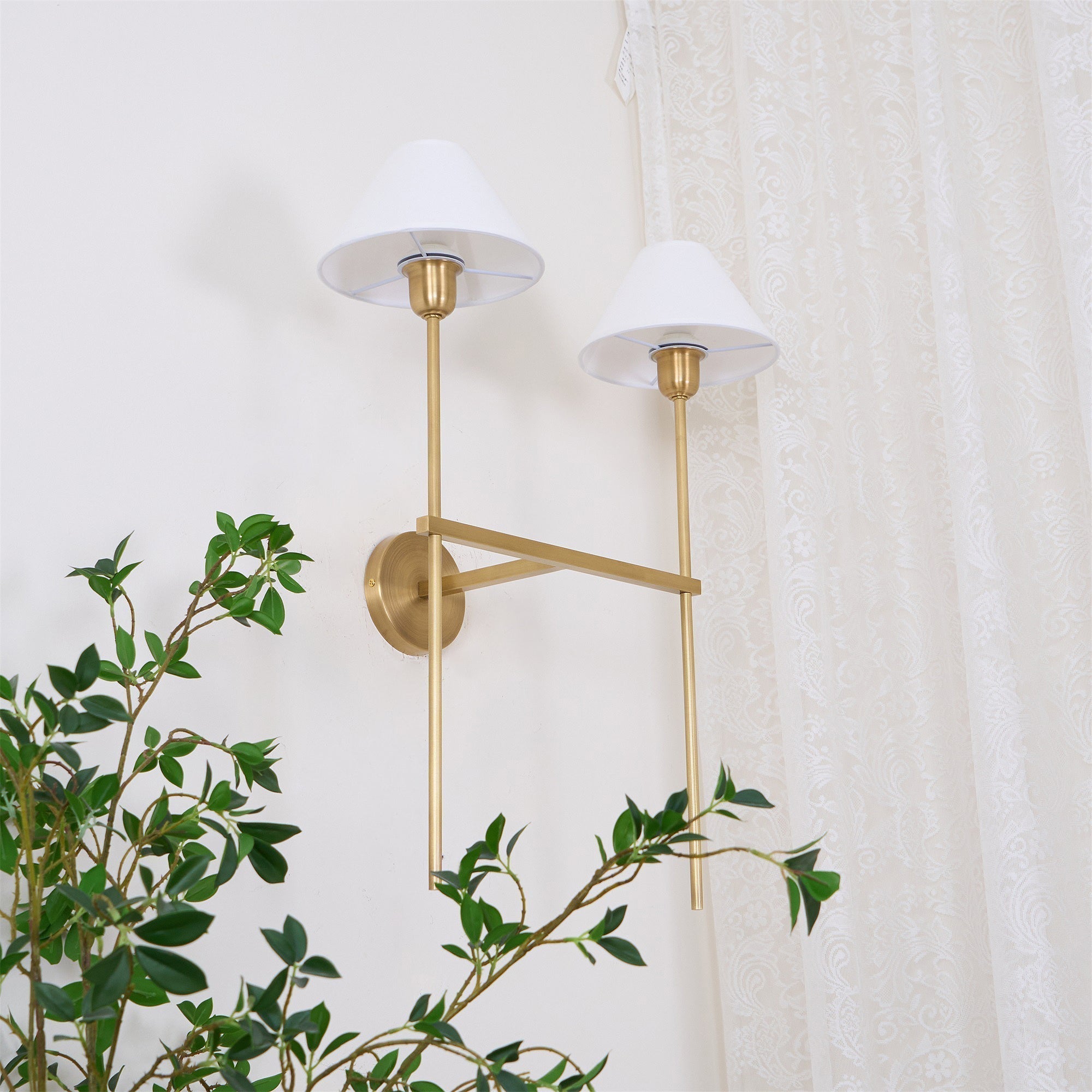 Genevieve Applique Murale en Tissu - Neutralighting