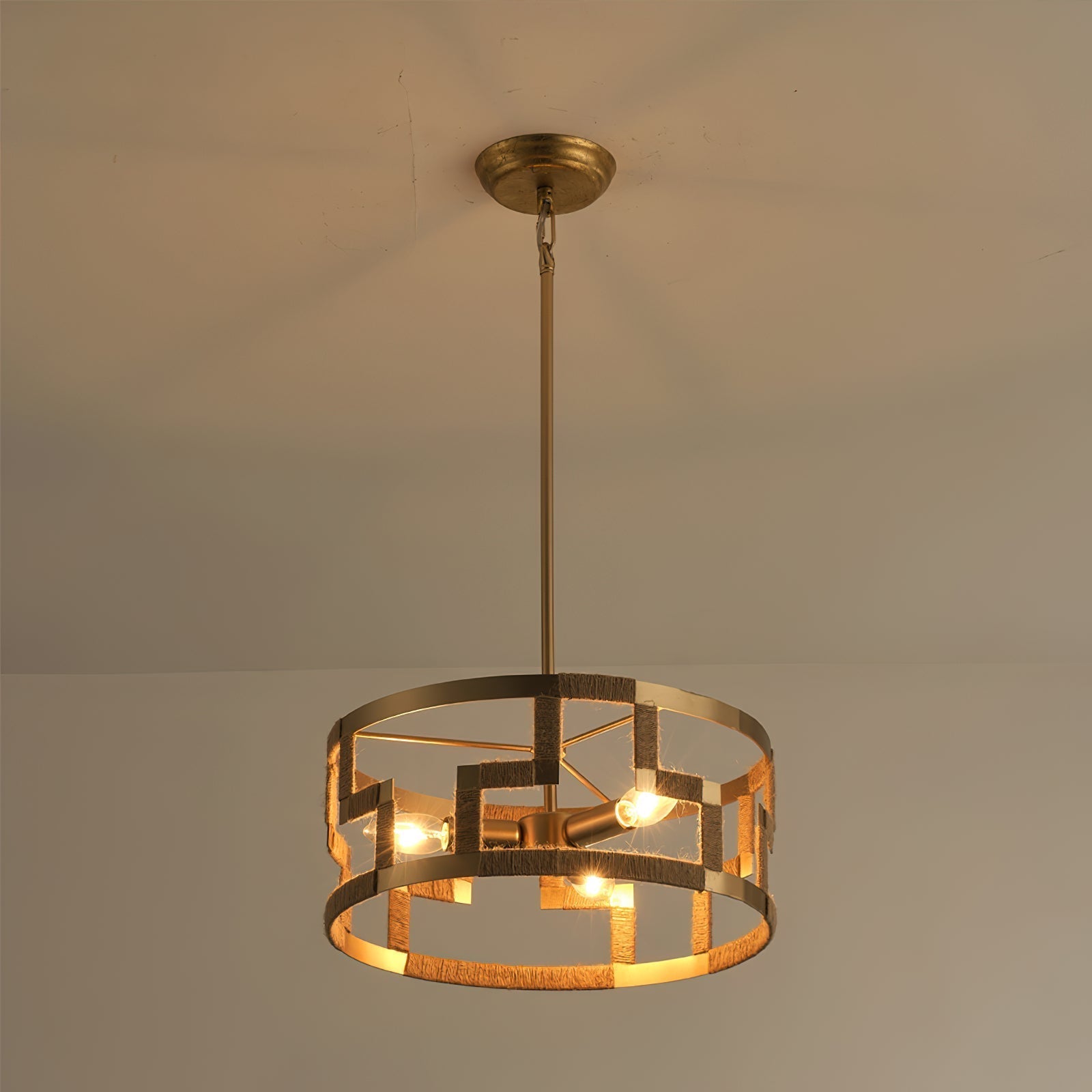 Syraeeth Suspension Métal Doré Créativité Individuelle - Neutralighting