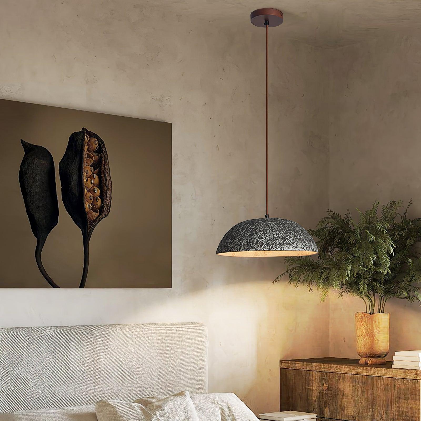Half Dome Vintage Ceramic Pendant Lamp - Blowlighting