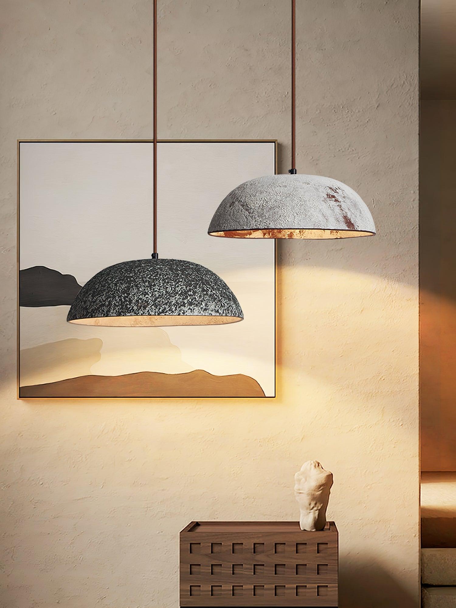 Half Dome Vintage Ceramic Pendant Lamp - Blowlighting