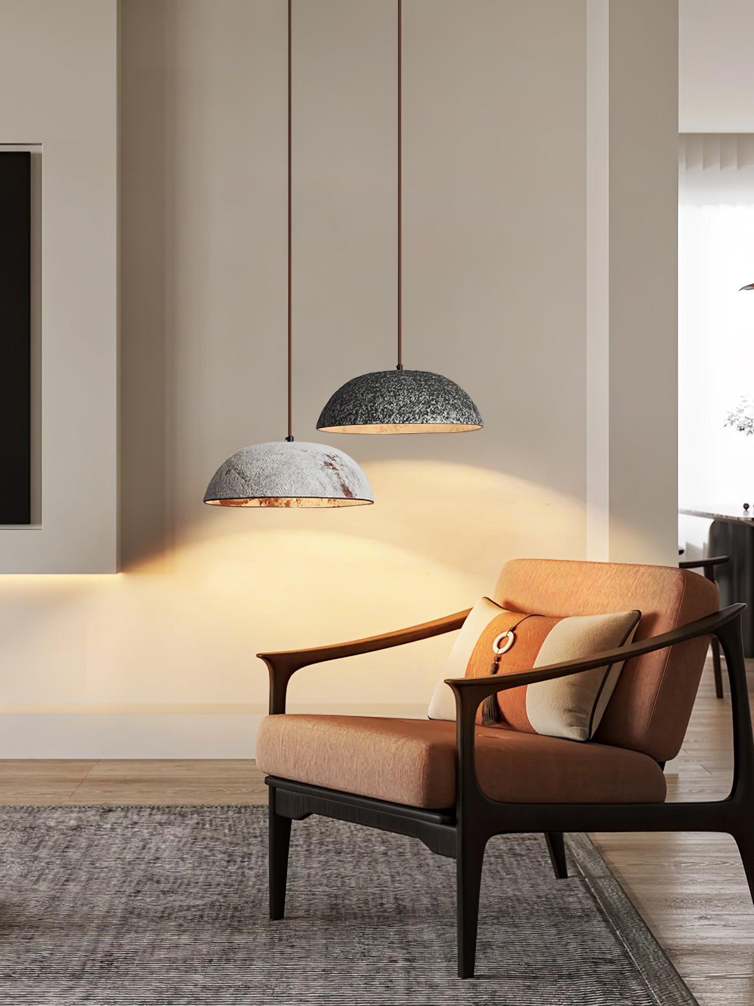 Half Dome Vintage Ceramic Pendant Lamp - Blowlighting