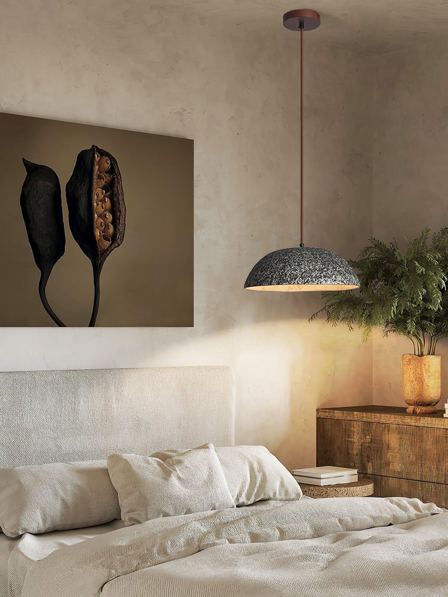Half Dome Vintage Ceramic Pendant Lamp - Blowlighting