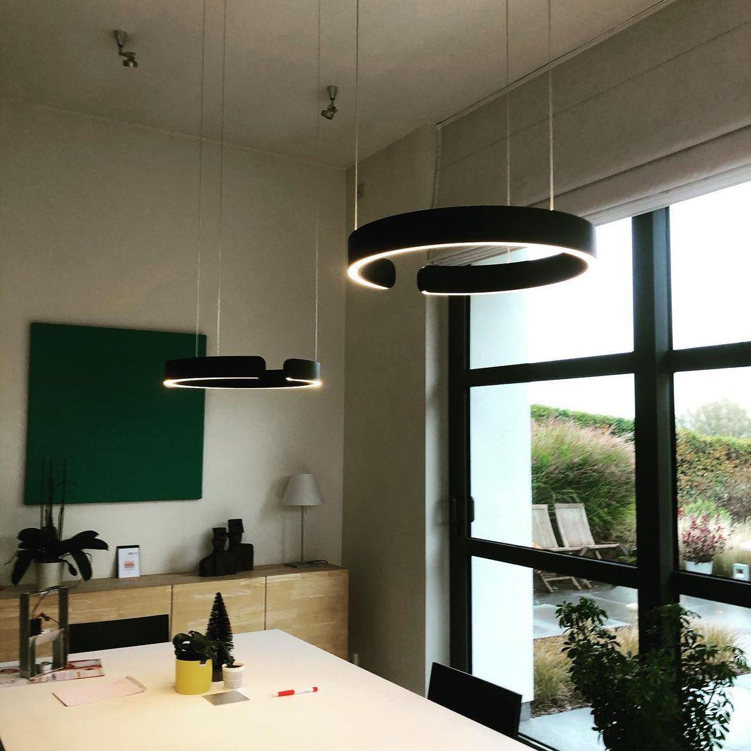 Halo LED Lampe Suspendue Circulaire Élégante Moderne - Neutralighting