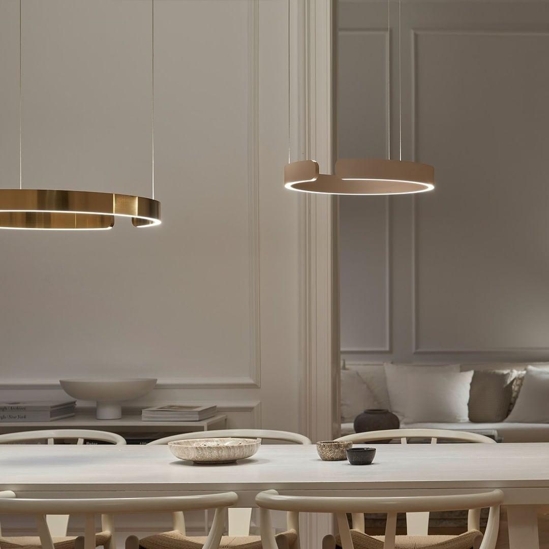 Halo LED Lampe Suspendue Circulaire Élégante Moderne - Neutralighting