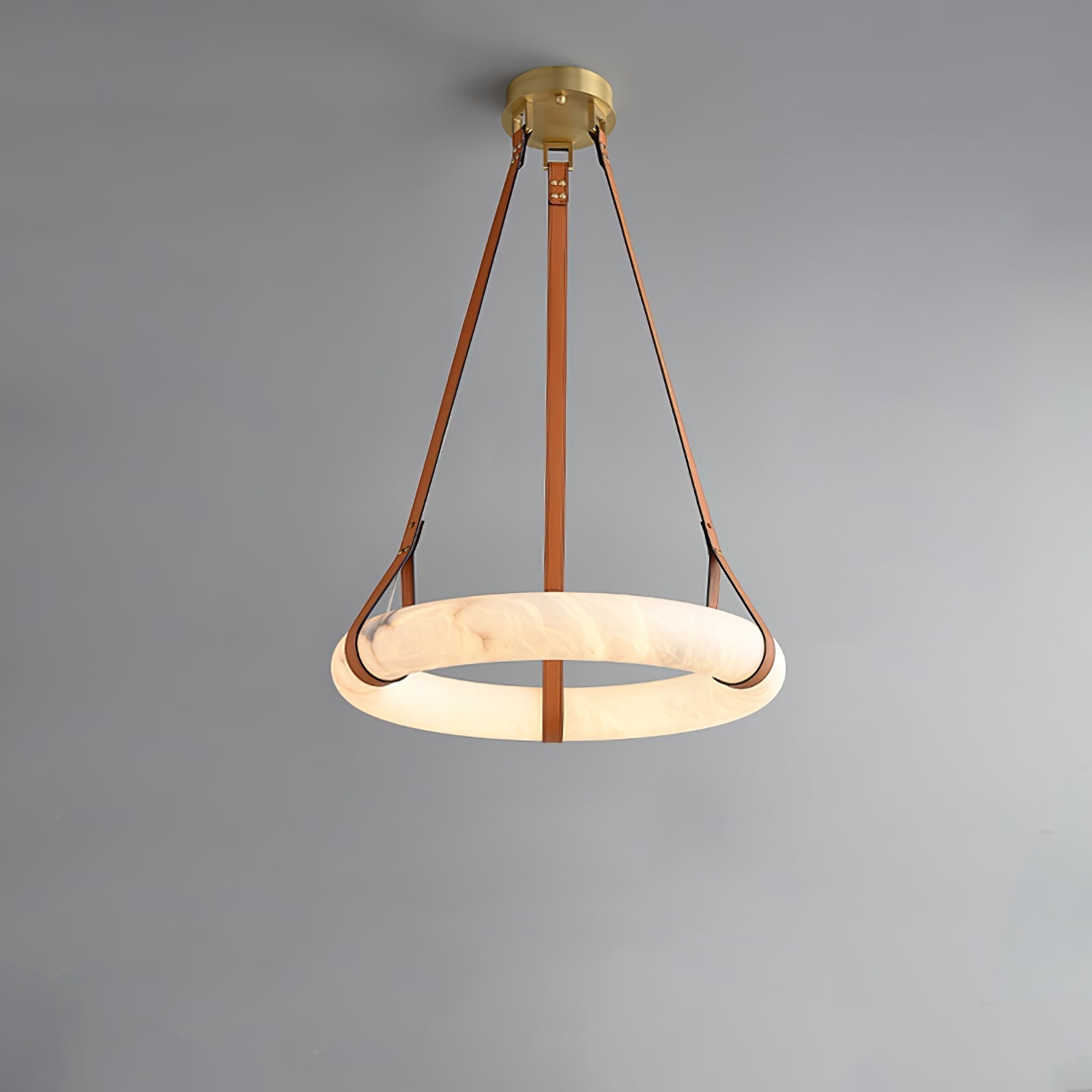 Erzorila Circular Alabaster Pendant Light - Letslighting