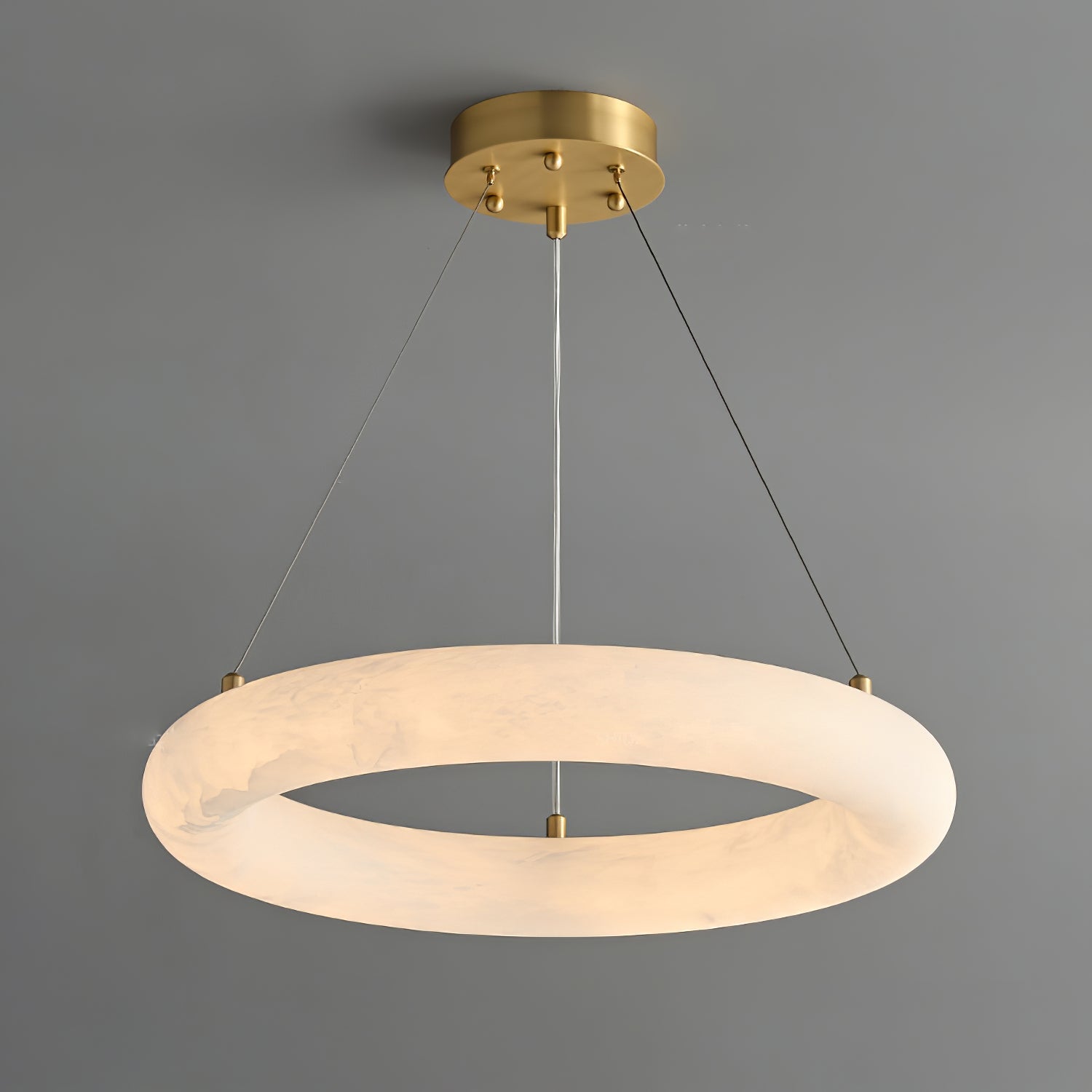 Erzorila Circular Alabaster Pendant Light - Letslighting