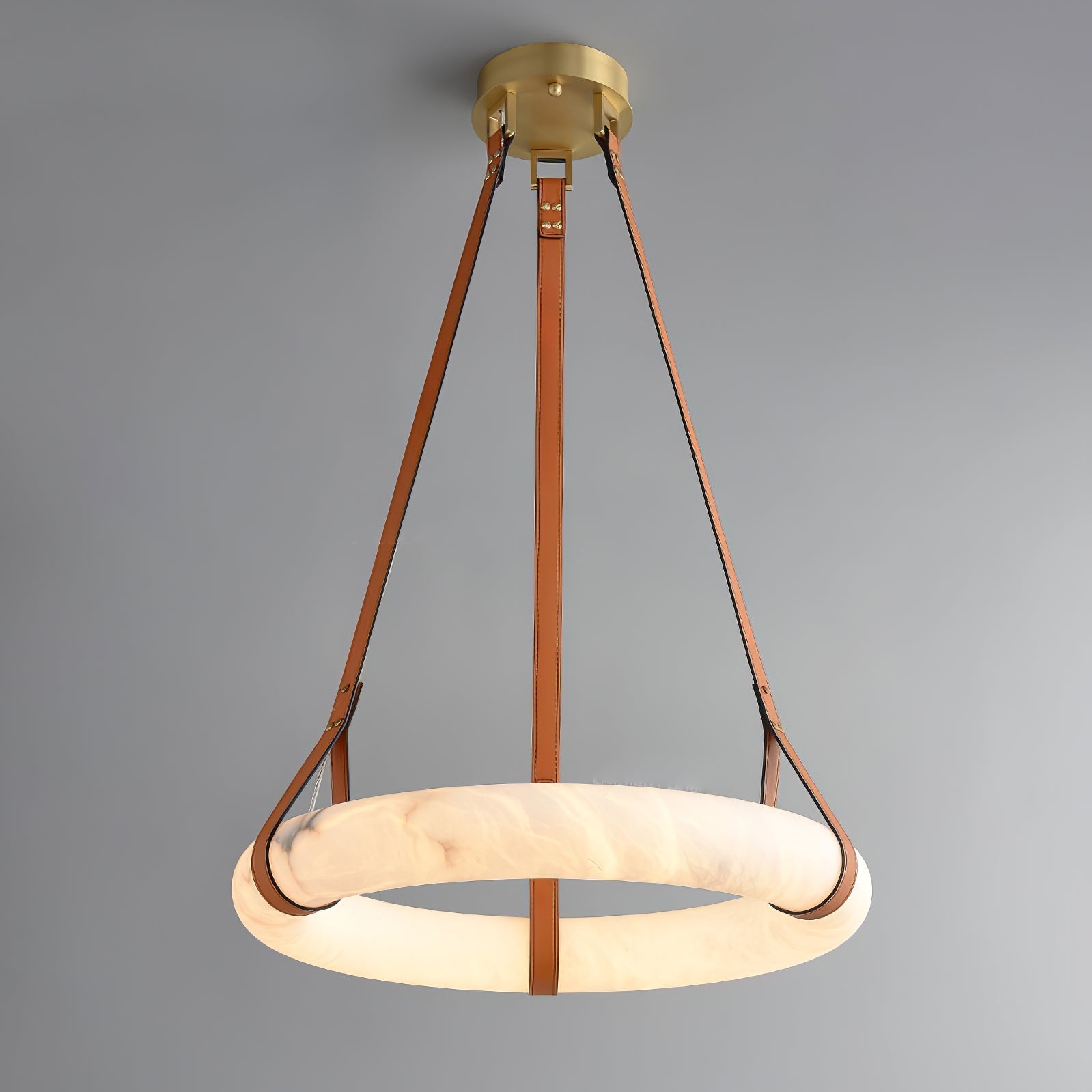 Erzorila Circular Alabaster Pendant Light - Letslighting