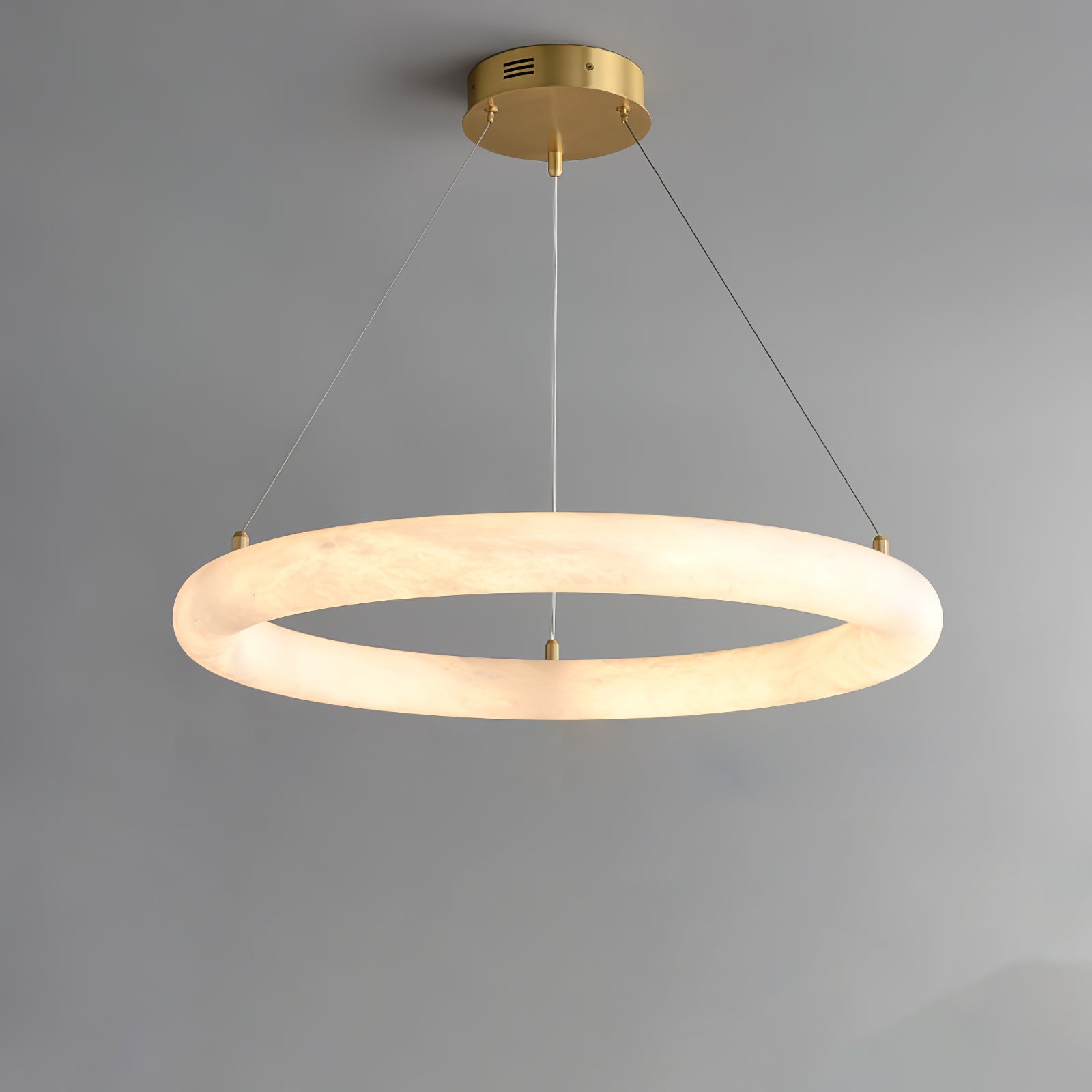 Erzorila Circular Alabaster Pendant Light - Letslighting