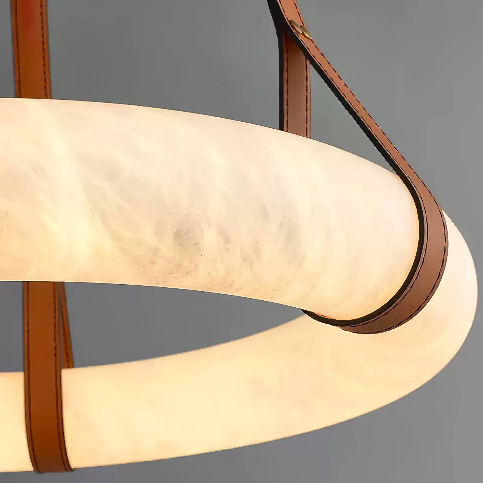 Erzorila Circular Alabaster Pendant Light - Letslighting