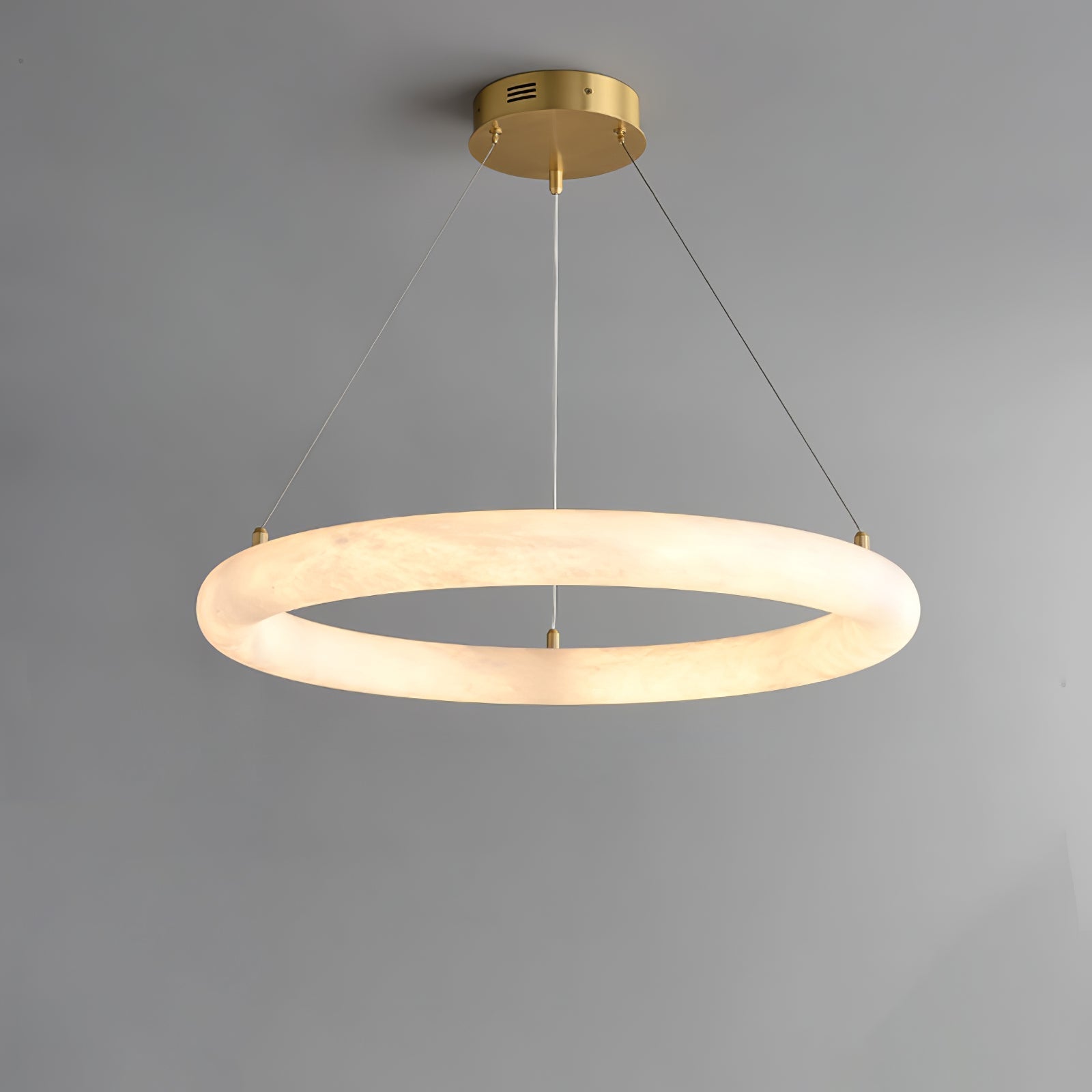 Erzorila Circular Alabaster Pendant Light - Letslighting