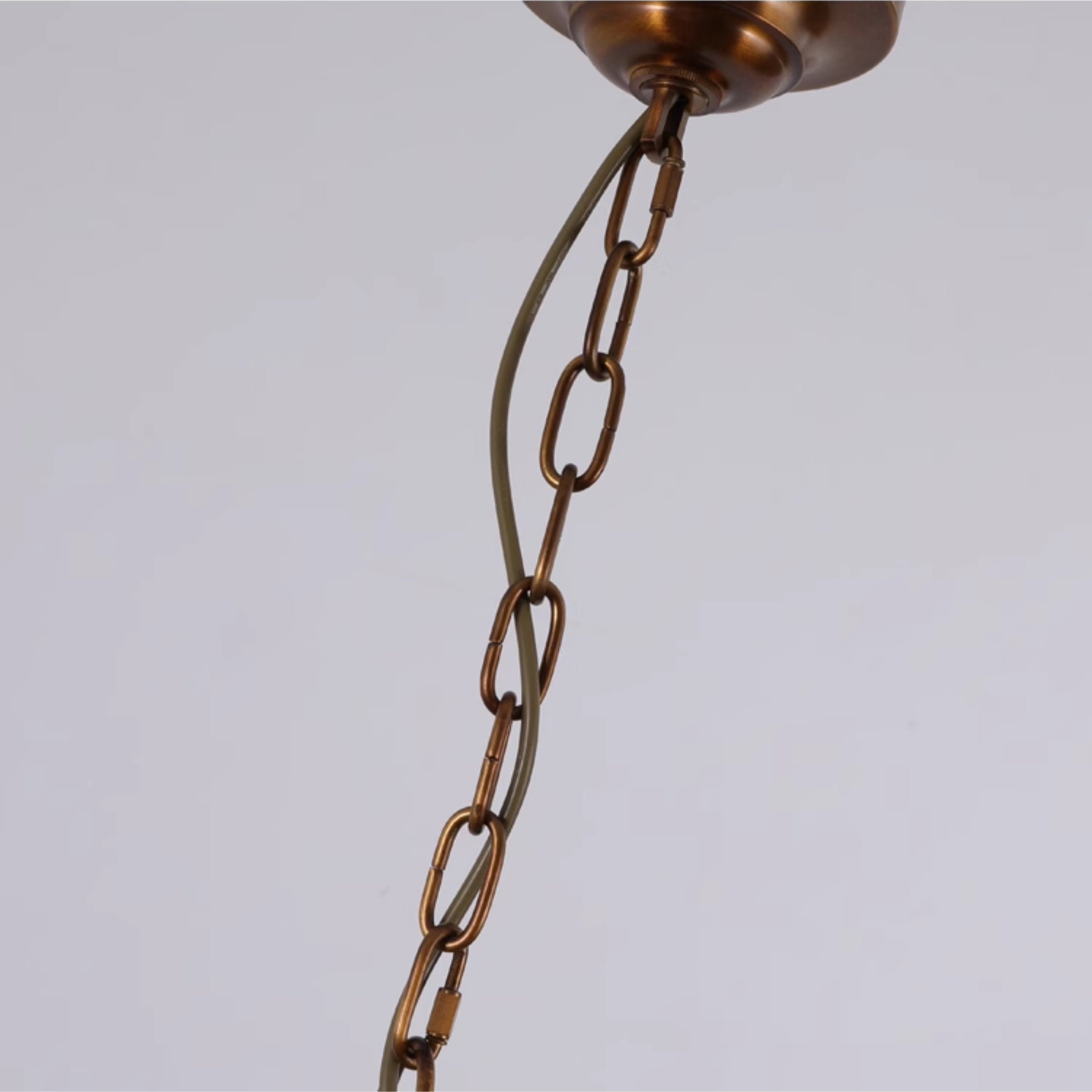 Ciphaen Chandelier Laiton Verre Luxe Postmoderne - Neutralighting