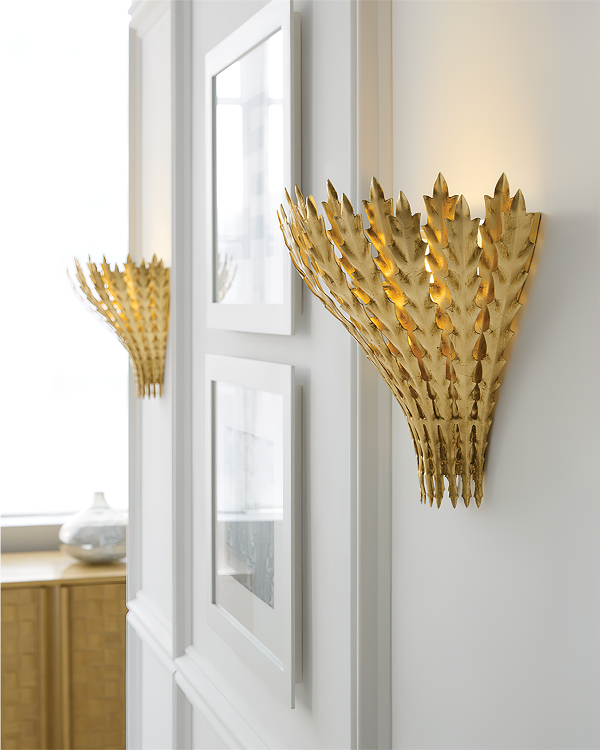 Wall Light Handmade Leaf Motif Body Elegant Sconce - Letslighting
