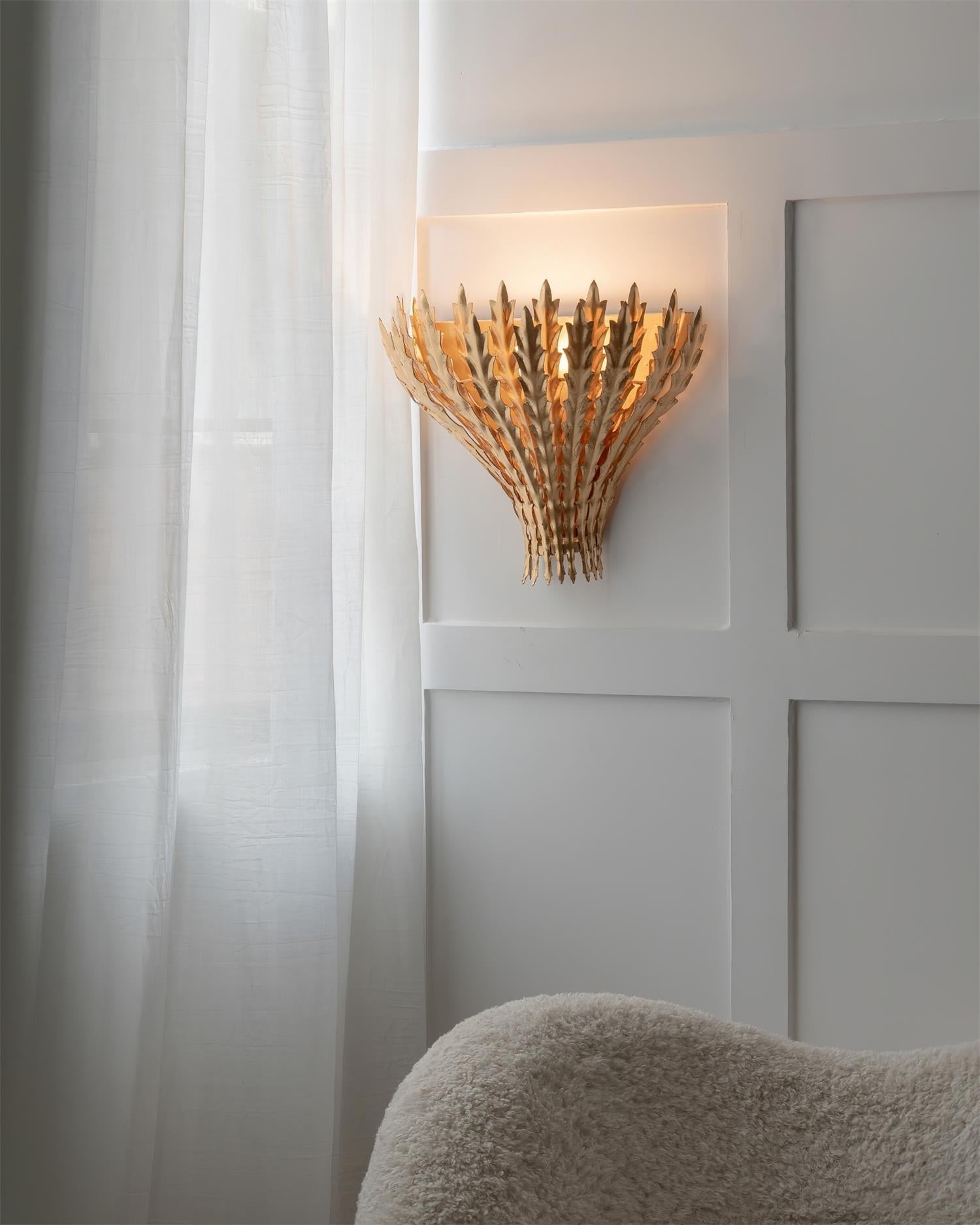 Wall Light Handmade Leaf Motif Body Elegant Sconce - Letslighting