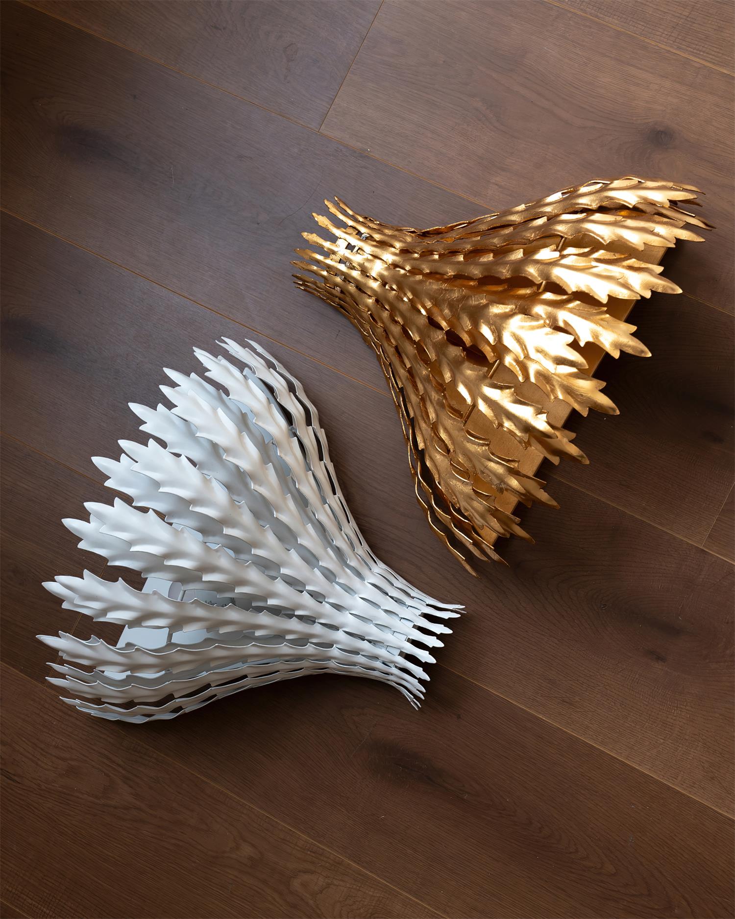 Wall Light Handmade Leaf Motif Body Elegant Sconce - Letslighting