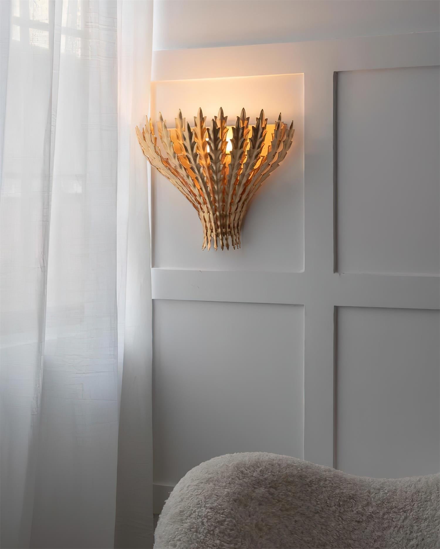 Wall Light Handmade Leaf Motif Body Elegant Sconce - Letslighting