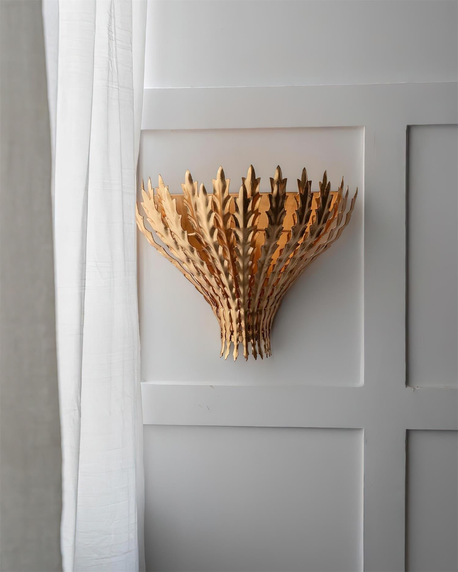 Wall Light Handmade Leaf Motif Body Elegant Sconce - Letslighting