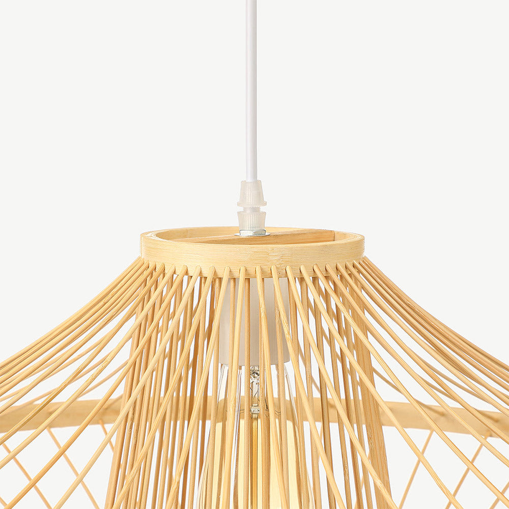 Ritta Suspension Créative Fait à la Main Bambou Salon - Neutralighting