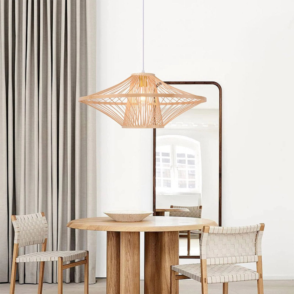 Ritta Suspension Créative Fait à la Main Bambou Salon - Neutralighting