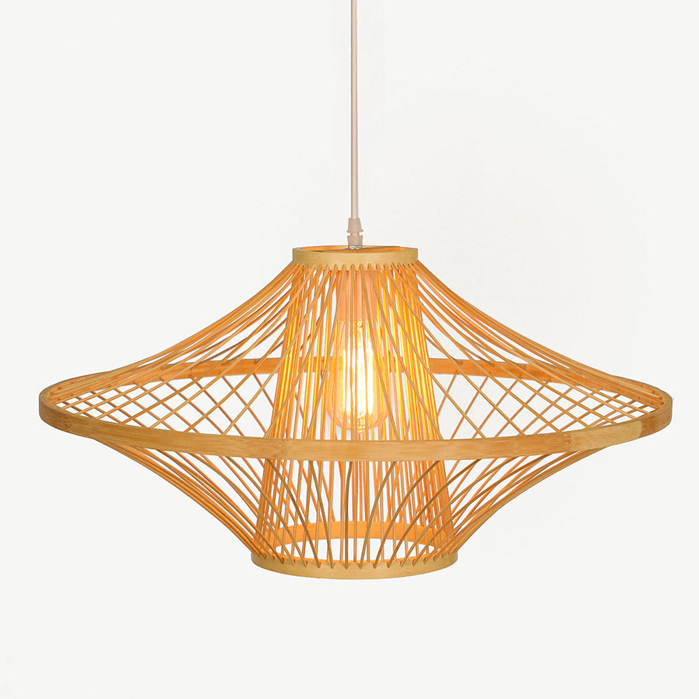Ritta Suspension Créative Fait à la Main Bambou Salon - Neutralighting