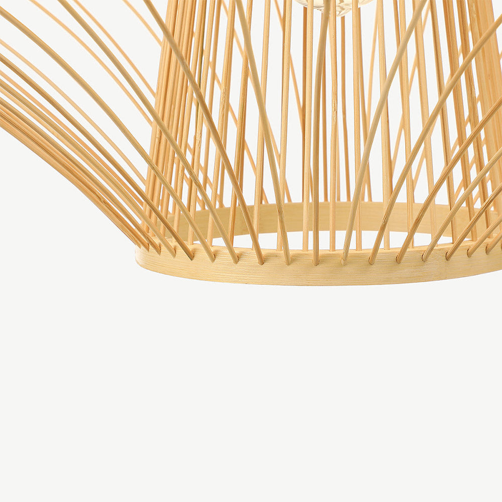 Ritta Suspension Créative Fait à la Main Bambou Salon - Neutralighting