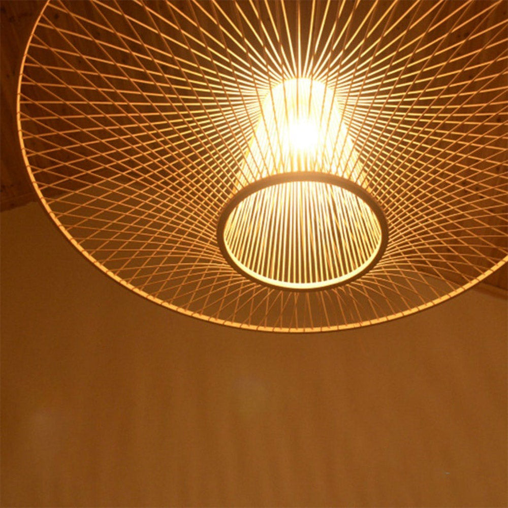 Ritta Suspension Créative Fait à la Main Bambou Salon - Neutralighting