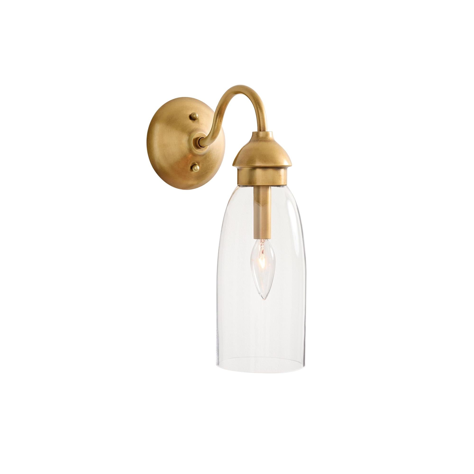 Nydoreth Applique Murale Cuivre Verre Moderne - Neutralighting