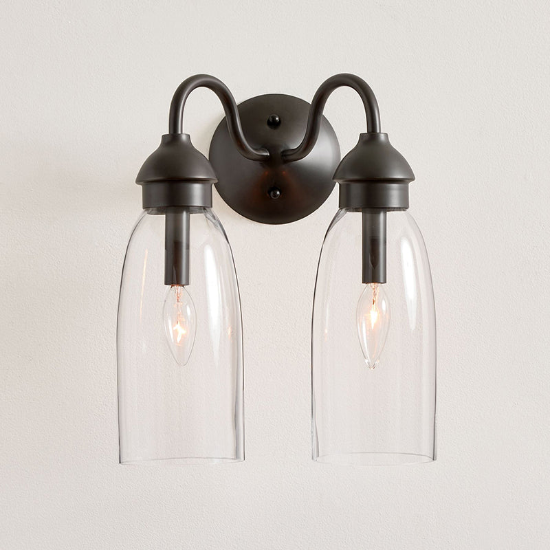 Nydoreth Applique Murale Cuivre Verre Moderne - Neutralighting